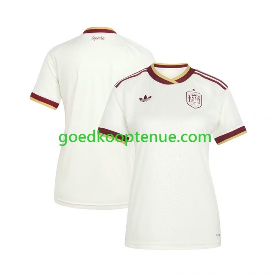 Uit Tenue van Spanje Dames WK 2026 Korte Mouw