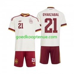 Uit Tenue van Spanje Mikel Oyarzabal 21 Kind 2-13 jaar WK 2026 Korte Mouw