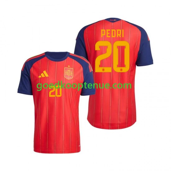 Thuis Tenue van Spanje Pedri 20 Heren WK 2026 Korte Mouw