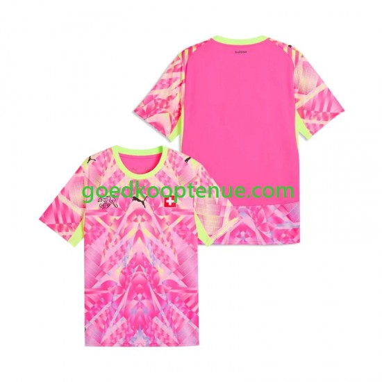 Uit Tenue van Zwitserland Keepersshirt Heren WK 2026 Korte Mouw