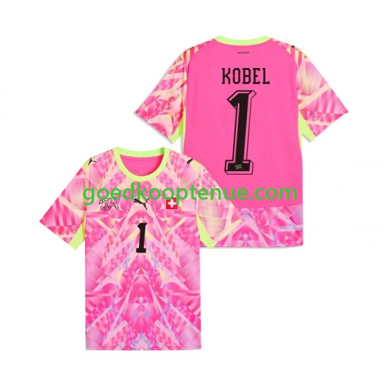 Uit Tenue van Zwitserland Keepersshirt Gregor Kobel 1 Heren WK 2026 Korte Mouw