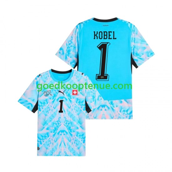 Thuis Tenue van Zwitserland Keepersshirt Gregor Kobel 1 Heren WK 2026 Korte Mouw