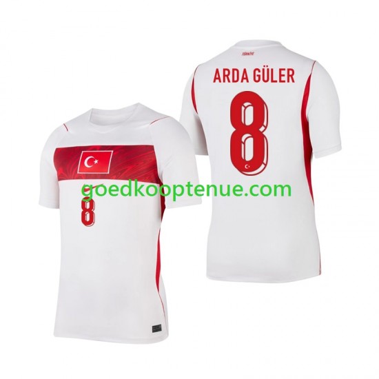 Uit Tenue van Turkije Arda Guler 8 Heren WK 2026 Korte Mouw