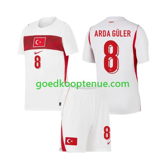 Uit Tenue van Turkije Arda Guler 8 Kind 2-13 jaar WK 2026 Korte Mouw