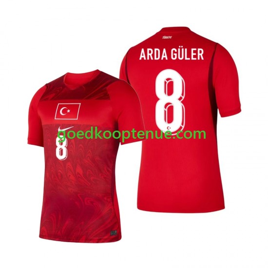 Thuis Tenue van Turkije Arda Guler 8 Heren WK 2026 Korte Mouw
