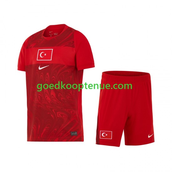 Thuis Tenue van Turkije Kind 2-13 jaar WK 2026 Korte Mouw