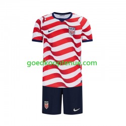Thuis Tenue van USA Kind 2-13 jaar WK 2026 Korte Mouw