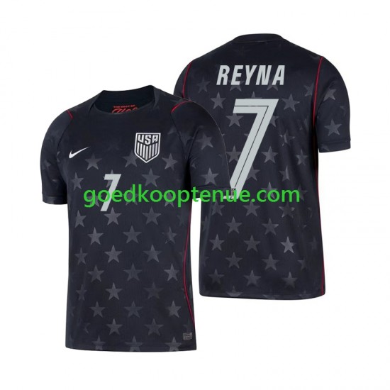 Uit Tenue van USA Giovanni Reyna 7 Heren WK 2026 Korte Mouw