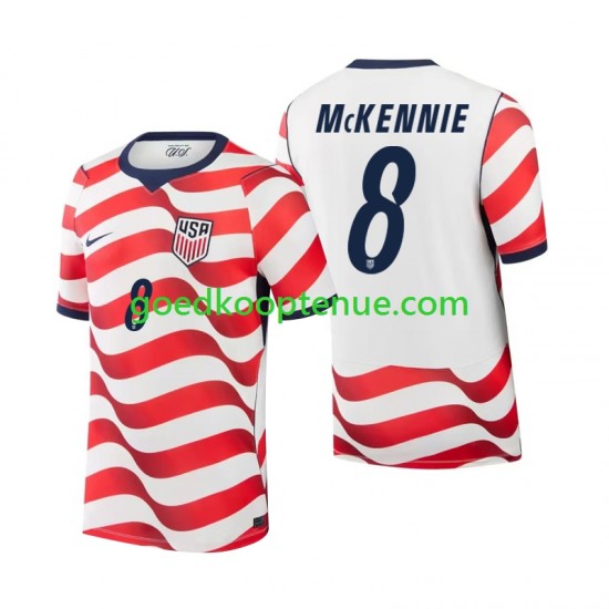 Thuis Tenue van USA Weston McKennie 8 Heren WK 2026 Korte Mouw