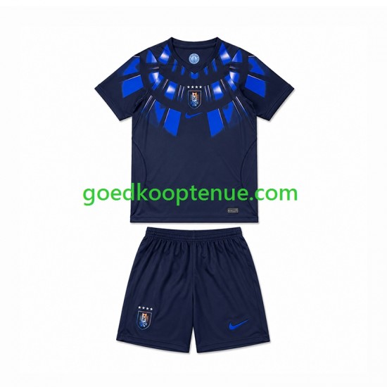 Uit Tenue van Uruguay Kind 2-13 jaar WK 2026 Korte Mouw