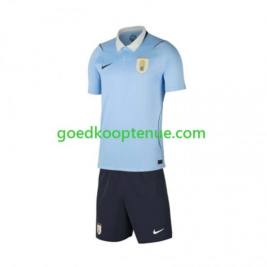 Thuis Tenue van Uruguay Kind 2-13 jaar WK 2026 Korte Mouw