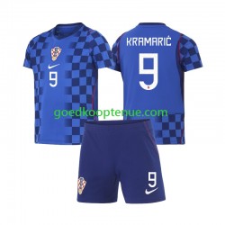 Uit Tenue van Kroatië Andrej Kramaric 9 Kind 2-13 jaar WK 2026 Korte Mouw