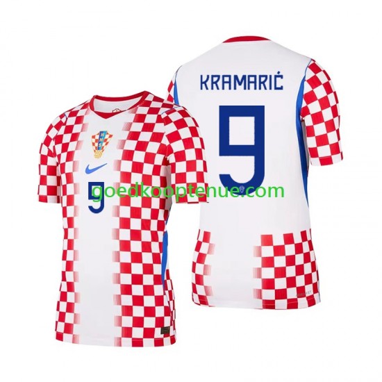 Thuis Tenue van Kroatië Andrej Kramaric 9 Heren WK 2026 Korte Mouw