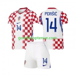 Thuis Tenue van Kroatië Ivan Perisic 14 Kind 2-13 jaar WK 2026 Korte Mouw