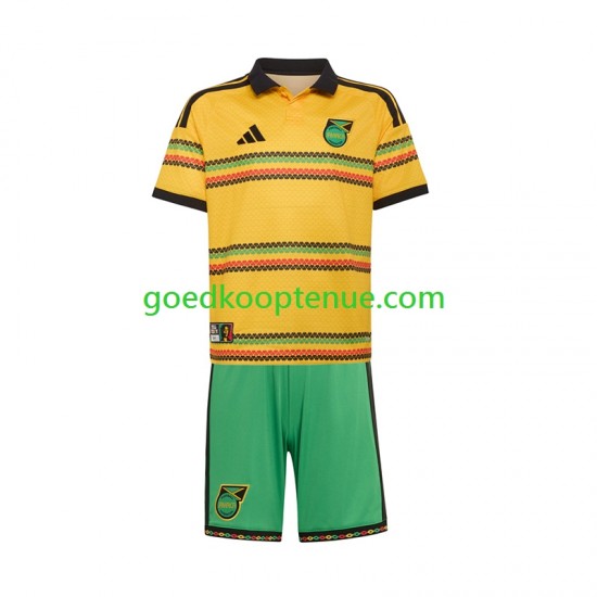 Thuis Tenue van Jamaica Kind 2-13 jaar WK 2026 Korte Mouw