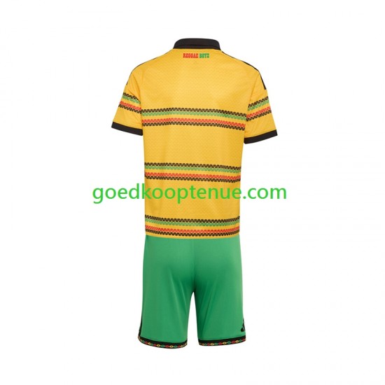 Thuis Tenue van Jamaica Kind 2-13 jaar WK 2026 Korte Mouw