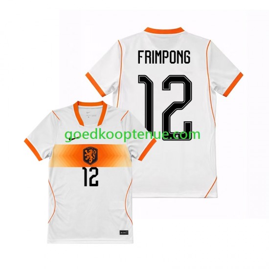 Uit Tenue van Nederland Jeremie Frimpong 12 Heren WK 2026 Korte Mouw
