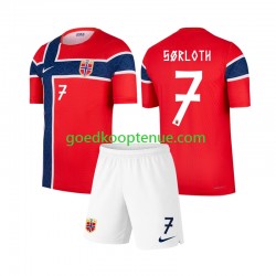 Thuis Tenue van Noorwegen Alexander Sorloth 7 Kind 2-13 jaar WK 2026 Korte Mouw