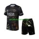 4de Tenue van Paris Saint-Germain Night Edition Kind 2-13 jaar 2025-26 Korte Mouw