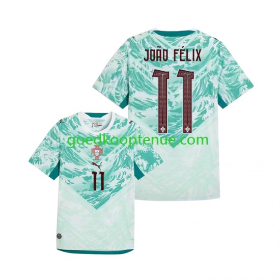 Uit Tenue van Portugal Joao Felix 11 Heren WK 2026 Korte Mouw