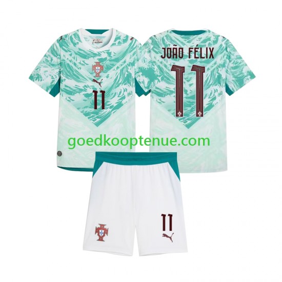 Uit Tenue van Portugal Joao Felix 11 Kind 2-13 jaar 2026 2027 Korte Mouw