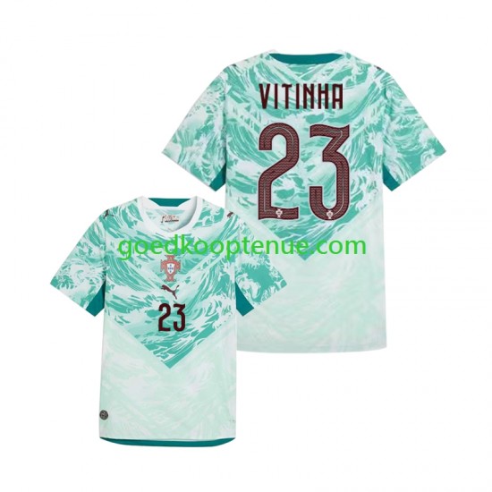 Uit Tenue van Portugal Vitinha 23 Heren WK 2026 Korte Mouw