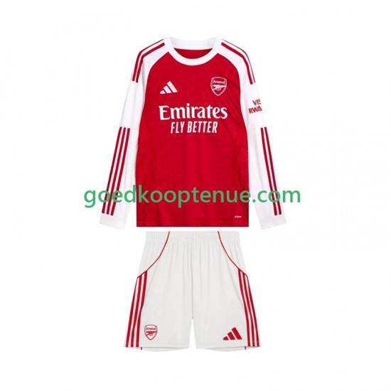 Thuis Tenue van Arsenal Kind 2-13 jaar 2025-26 Lange Mouw Thuis Tenue van Arsenal Kind 2-13 jaar 2025-26 Lange Mouw