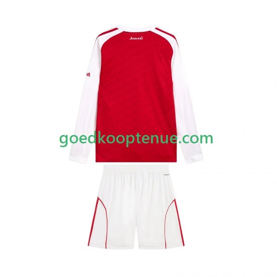 Thuis Tenue van Arsenal Kind 2-13 jaar 2025-26 Lange Mouw