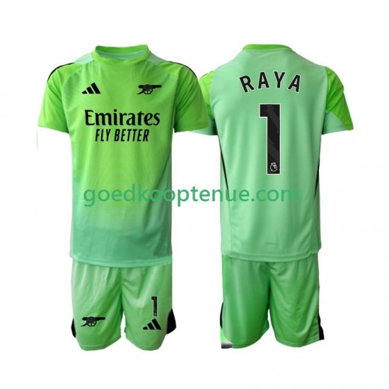 Uit Tenue van Arsenal Keepersshirt Raya 1 Kind 2-13 jaar 2025-26 Korte Mouw