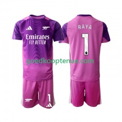 3de Tenue van Arsenal Keepersshirt Raya 1 Kind 2-13 jaar 2025-26 Korte Mouw