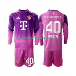 4de Tenue van FC Bayern München Keepersshirt Jonas Urbig 40 Kind 2-13 jaar 2025-26 Lange Mouw