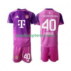 4de Tenue van FC Bayern München Keepersshirt Jonas Urbig 40 Kind 2-13 jaar 2025-26 Korte Mouw