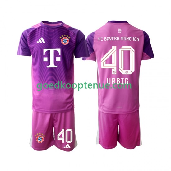 4de Tenue van FC Bayern München Keepersshirt Jonas Urbig 40 Kind 2-13 jaar 2025-26 Korte Mouw 4de Tenue van FC Bayern München Keepersshirt Jonas Urbig 40 Kind 2-13 jaar 2025-26 Korte Mouw