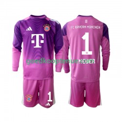 4de Tenue van FC Bayern München Keepersshirt Manuel Neuer 1 Kind 2-13 jaar 2025-26 Lange Mouw