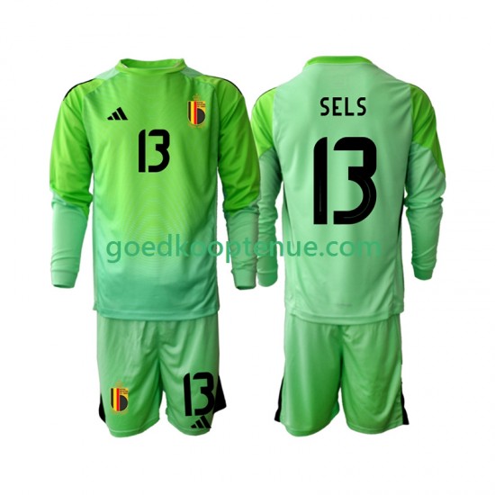 Thuis Tenue van België Keepersshirt Matz Sels 13 Kind 2-13 jaar 2025 Lange Mouw Thuis Tenue van België Keepersshirt Matz Sels 13 Kind 2-13 jaar 2025 Lange Mouw