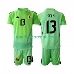 Thuis Tenue van België Keepersshirt Matz Sels 13 Kind 2-13 jaar 2025 Korte Mouw