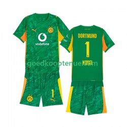 Thuis Tenue van Borussia Dortmund Keepersshirt Gregor Kobel 1 Kind 2-13 jaar 2025-26 Korte Mouw