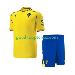 Thuis Tenue van Cádiz CF Kind 2-13 jaar 2025-26 Korte Mouw