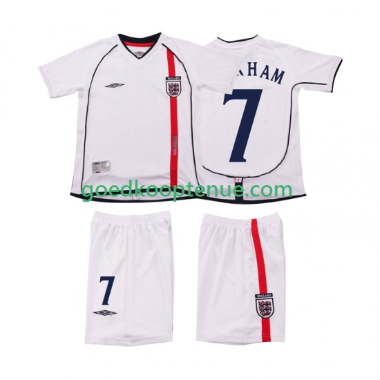 Thuis Retro Tenue van Engeland BECKHAM 7 Kind 2-13 jaar 2002 Korte Mouw