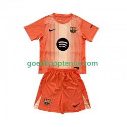 4de Tenue van FC Barcelona Keepersshirt Kind 2-13 jaar 2025-26 Korte Mouw