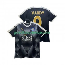 Uit Retro Tenue van Leicester City VARDY 9 2014 2015 Heren Korte Mouw