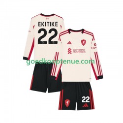 Uit Tenue van Liverpool Hugo Ekitike 22 Kind 2-13 jaar 2025-26 Lange Mouw