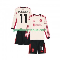 Uit Tenue van Liverpool Mohamed Salah 11 Kind 2-13 jaar 2025-26 Lange Mouw