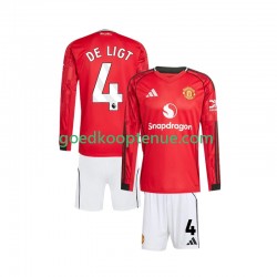 Thuis Tenue van Liverpool Virgil van Dijk 4 Kind 2-13 jaar 2025-26 Lange Mouw