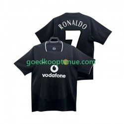 Uit Retro Tenue van Manchester United RONALDO 7 Heren 2004 2002 Korte Mouw