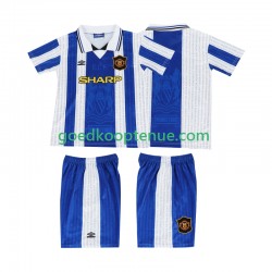 3de Retro Tenue van Manchester United 1996 Kind 2-13 jaar 1994 Korte Mouw
