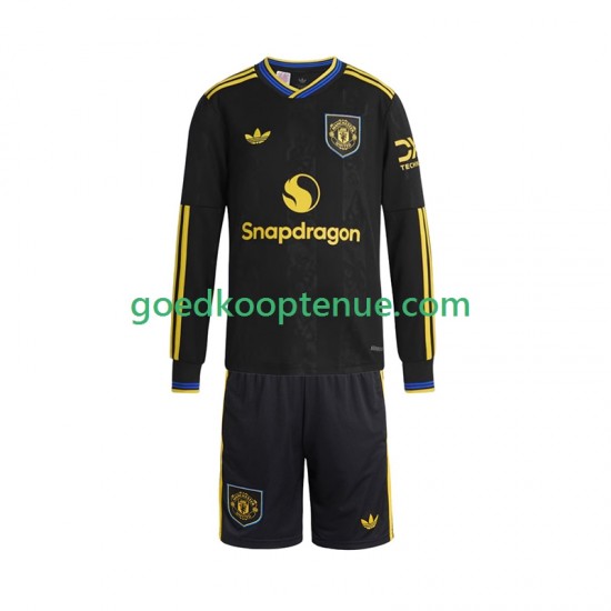 3de Tenue van Manchester United Kind 2-13 jaar 2025-26 Lange Mouw