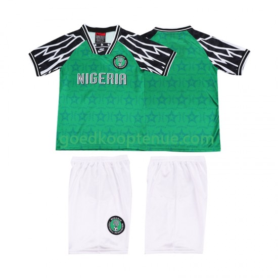 Thuis Retro Tenue van Nigeria 1995 Kind 2-13 jaar Korte Mouw Thuis Retro Tenue van Nigeria 1995 Kind 2-13 jaar Korte Mouw