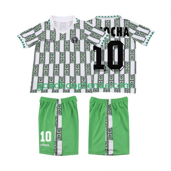 Uit Retro Tenue van Nigeria OKOCHA 10 Kind 2-13 jaar 1994 Korte Mouw Uit Retro Tenue van Nigeria OKOCHA 10 Kind 2-13 jaar 1994 Korte Mouw
