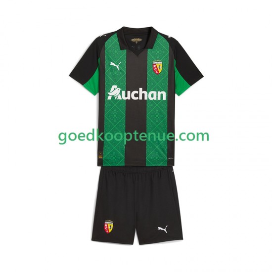 Uit Tenue van RC Lens Kind 2-13 jaar 2025-26 Korte Mouw